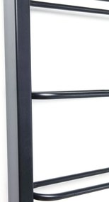 Kare Design Bistro Zwart Wijnrek Hangend - 42x6x120cm.