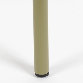 Zuiver Jort Hoge Retro Barkruk Met Rotan Groen