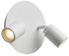 Moderne badkamer Spot / Opbouwspot / Plafondspot wit 2-lichts IP44 - Ducha Modern GU10 IP44 rond Lamp