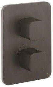 Crosswater Atoll Thermostatische Crossbox - inbouw - met afbouwdeel - 2 functies - zwart mat ATCB1500LBPM/CROSSBOX
