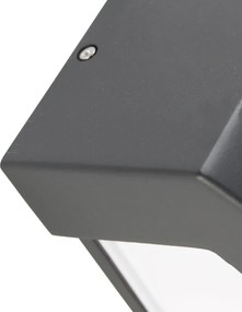 Moderne wandlamp antraciet IP44 - Hurricane 1