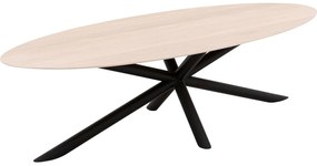 Goossens Excellent Eettafel Gs-1302, Ovaal 240 x 130 cm