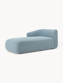 Chaise longue hoekmodule Sofia uit bouclé