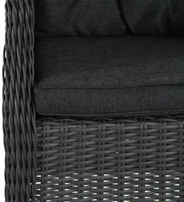 Tuinstoel Wicker Zwart Garden Collections Buckingham