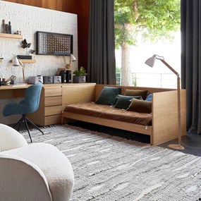 Ladeblok, 2 lades, fineereik, Working