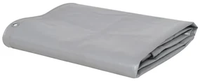 vidaXL Dekzeil 650 g/m² 2,5x3,5 m grijs