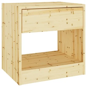 vidaXL Nachtkastje 40x31x40 cm massief vurenhout
