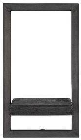 DTP Home Shelfmate Black Type E Wandplank Van Zwart Teakhout - 20x25x35cm.