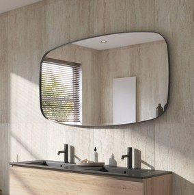 Ben Mirry Spiegel 120x4x80 cm Mat Zwart