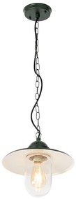 Moderne buiten hanglamp donkergroen IP44 - Kansas