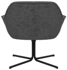 Starfurn Mila Draaibare Fauteuil Chenille Donkergrijs