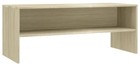 vidaXL Tv-meubel 100x40x40 cm bewerkt hout sonoma eikenkleurig