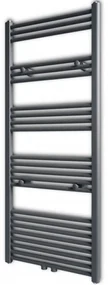 vidaXL Radiator/handdoekenrek recht 600x1424 mm grijs
