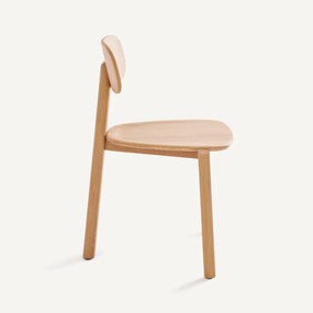 3-poot stoel, massief eiken, MARAIS, ontwerp Emmanuel Gallina