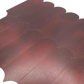 Zelfklevende Mozaïektegels Metaal | Arch Bordeaux | 28,8×29,8 cm | Keuken, Bad &amp; WC