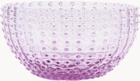 Mondgeblazen serveerschaal Hobnail