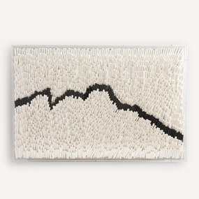 Wanddecoratie in opgerold papier, Kaze