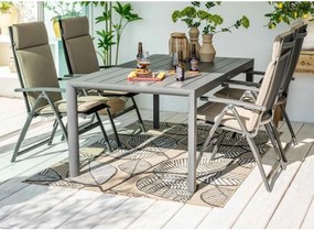 Garden Impressions Adana tuintafel 180x100 - donker grijs