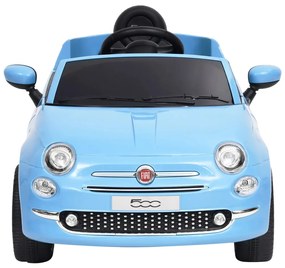vidaXL Kinderauto Fiat 500 elektrisch blauw
