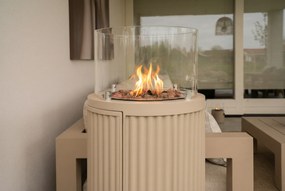 Cosipillar Curved Loft Beige Aluminium Zand/Beige