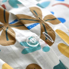 Kinderdekbedovertrek, 30% gerecycled katoen, dinosaurusprint, DINO