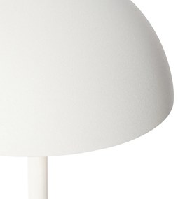 LED Buiten tafellamp mushroom wit oplaadbaar 3-staps dimbaar - Keira Modern IP44 Buitenverlichting rond Lamp