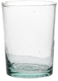 Glas, recht, gerecycled glas, handgeblazen, 230 ml
