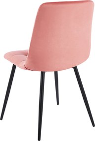 Pack 4 Stuhl Fluwelen Stoelen