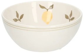 Uitlekbakje fruit, aardewerk, citroenen,Ø18 cm