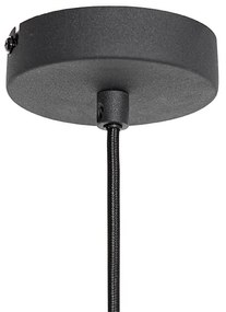 Moderne hanglamp zwart 38 cm - Saffira