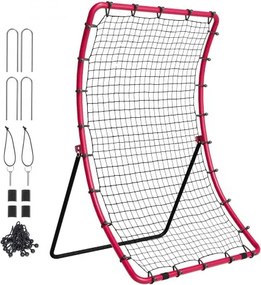 VEVOR Baseball en Softball Rebounder Net, 4 x 5,5 voet PitchBack Baseball Pitching Nest, Pitch Return Trainer Rebound Net met Pitching Target, All-Angle Fielding Rebound Net voor Grounders Pop Flies