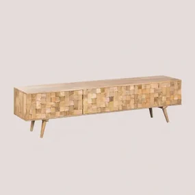 Tv-meubel 200x40 Cm In Mangohout Jaralson Mangohout - Sklum