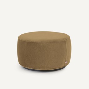 XL voetenbank in linnen fluwelen, Rosebury, ontwerp door Emmanuel Gallina