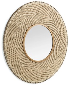 Kave Home Klevin Ronde Spiegel Van Touw - 80x80cm