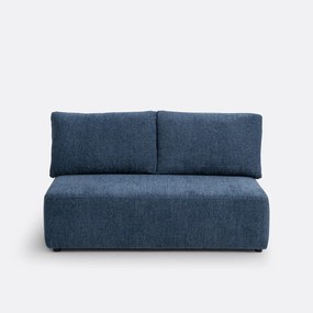 Modulaire 2-zitsbank Monica in gemêleerd chenille