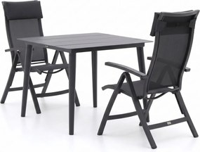 + 15% kassakorting | Diningset Bellagio  | 2 personen | Tuinset aluminium | 3-delig | Kees Smit Tuinmeubelen