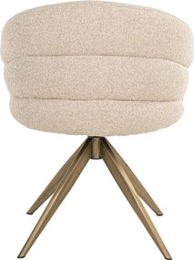 Richmond Interiors Zendaya Draaibare Eetkamerstoel Beige