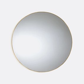 Ronde spiegel in staal Ø 70 cm, Uyova