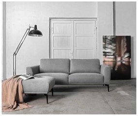 2 zitsbank - Tulp - stof Sorro lichtgrijs 90