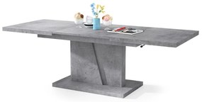 Mazzoni GRAND NOIR beton, uitschuifbare tafel