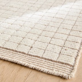 Handgeknoopt vloerkleed, 58% wol, UBIN