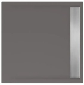 Xenz Easy-Tray douchebak 80x80x5cm antraciet