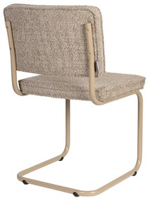Zuiver Ridge Soft Retro Design Stoel Teddy Beige