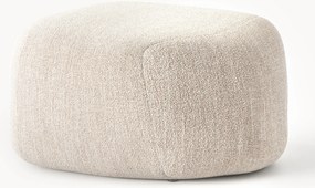 Ovale bouclé poef Wolke