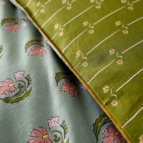 Dekbedovertrek in gewassen katoen, bloemenprint, INA