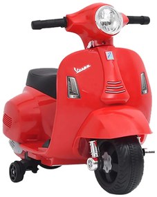 vidaXL Speelgoedmotor elektrisch Vespa GTS300 rood