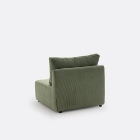 Modulaire bank geribd van fluweel, Monica