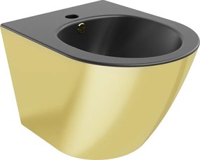 Mexen Lena hangend bidet, matzwart/goud - 35224876