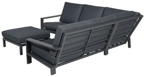 Garden Impressions Coba loungeset 4-delig - donker grijs