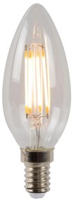 Lucide Bulb dimbare LED lamp 2700K E14 4W 3.5cm transparant